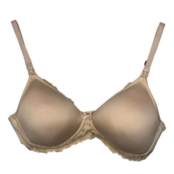 Wacoal Nude Wireless Nursing Bra Women's 36C - Picture 2 of 10